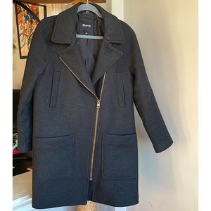Madewell asymmetrical winter coat